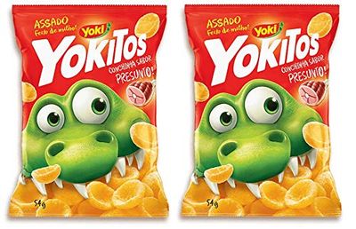 Yokitos Conchinha Sabor Presunto 54 grs. - 2 Pack Ham Flavored Corn Chips 1.9 oz. - 2 Pack