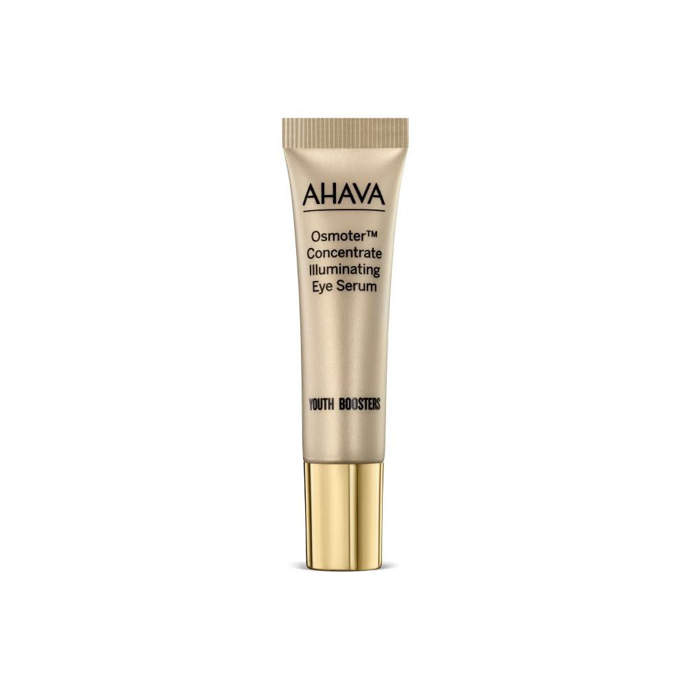 AHAVA Osmoter Concentrate Illuminating Eye Serum - Silky Serum to Boost Eyes Youthfulness Revitalization, Enhances Luminosity, Reduces Dark Circles, with Exclusive Osmoter X3 Caffeine, 0.5 Fl.Oz