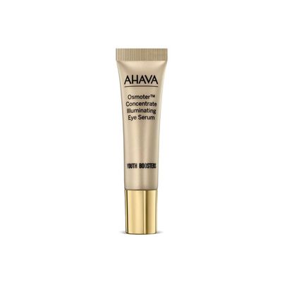 AHAVA Osmoter Concentrate Illuminating Eye Serum - Silky Serum to Boost Eyes Youthfulness Revitalization, Enhances Luminosity, Reduces Dark Circles, with Exclusive Osmoter X3 Caffeine, 0.5 Fl.Oz