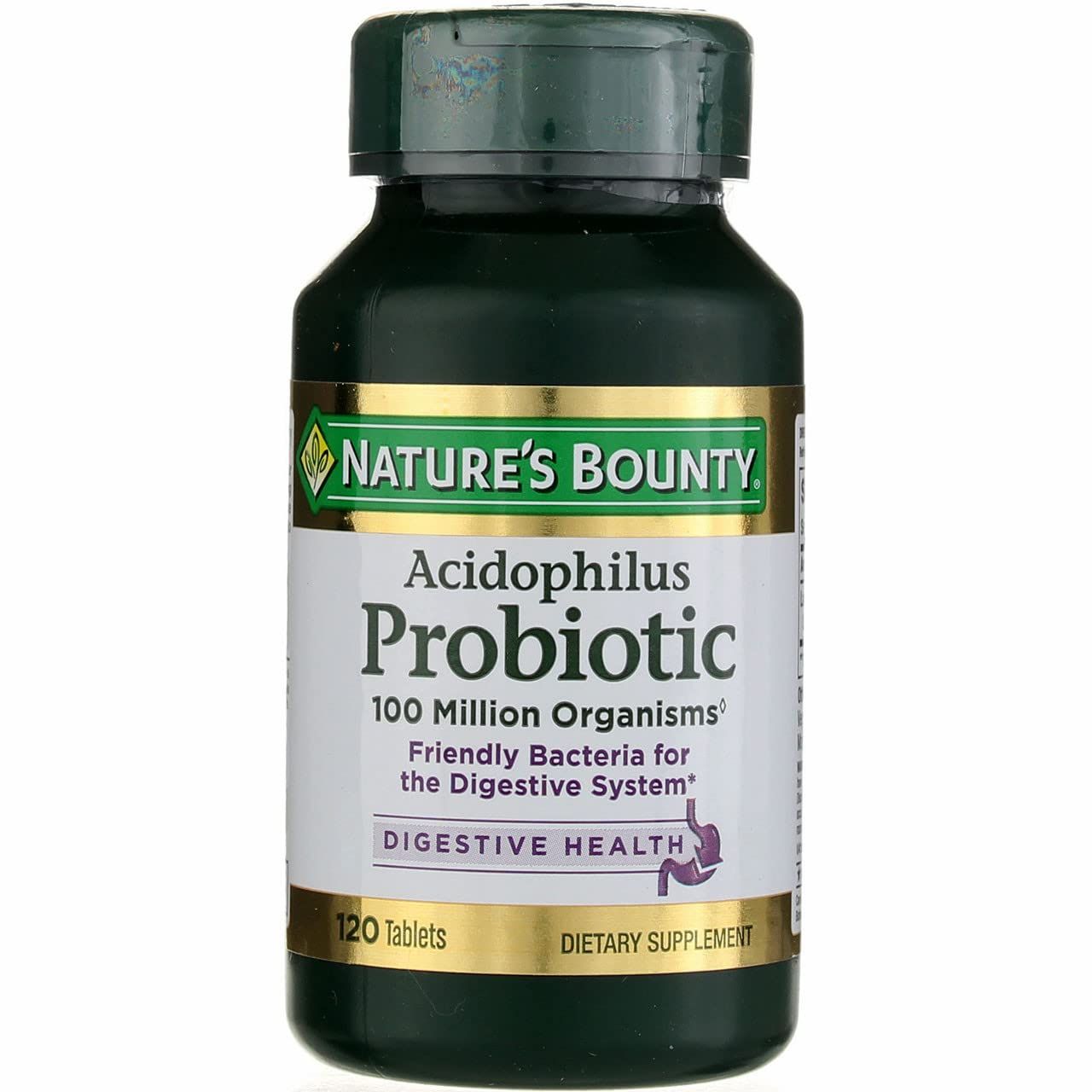 Nature&#39;s Bounty Probiotic Acidophilus Tablets, 120 ea (Pack of 3)