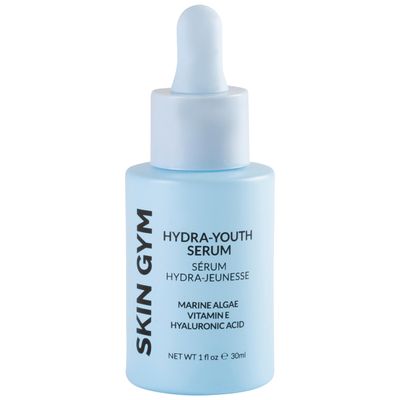 Skin Gym Hydra-Youth Vitamin C Face Serum, Mega-Moisturizing Skincare Formula with Vitamin C, Marine Algae and Hyaluronic Acid for Hydration, Anti-Aging, and Brightening
