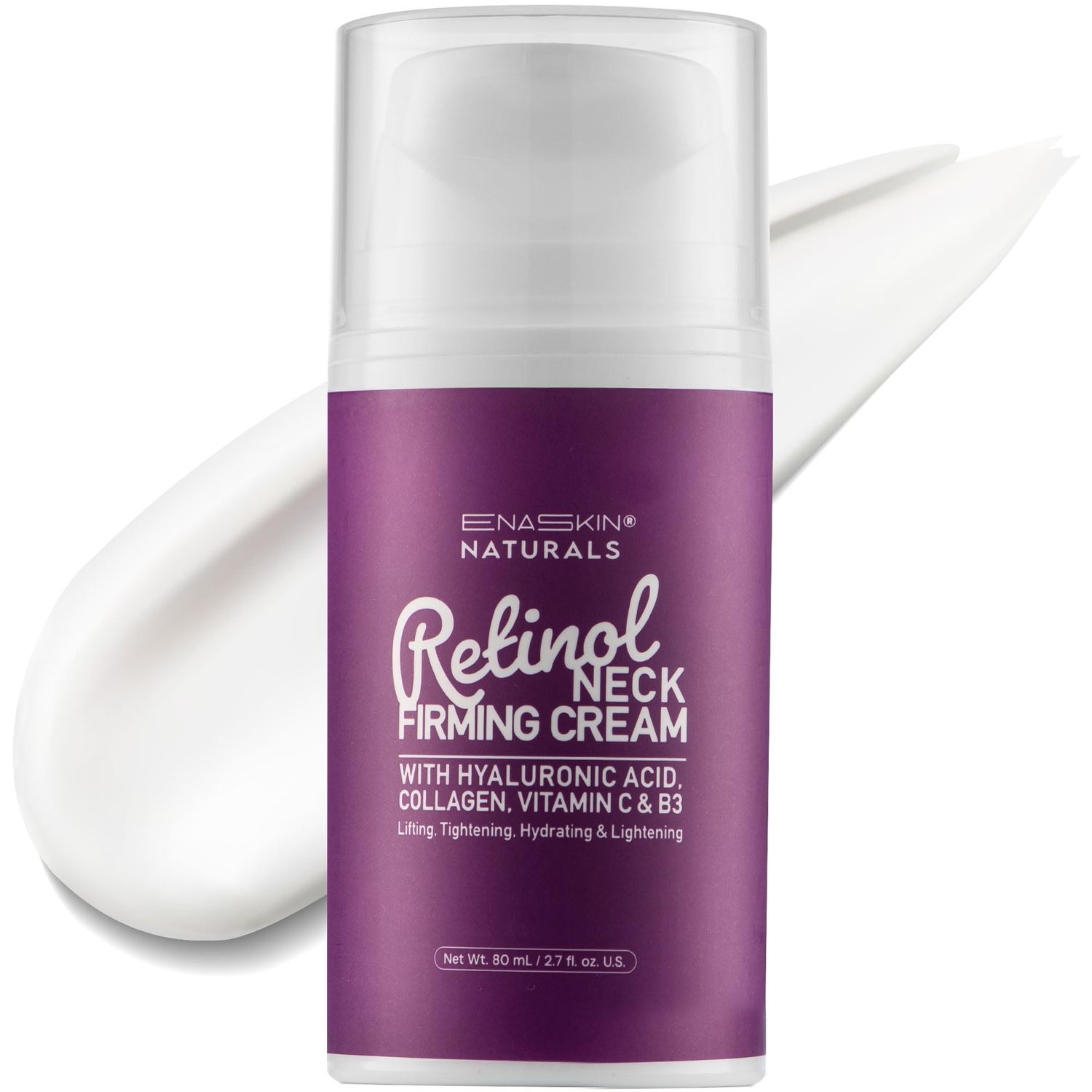 Neck Firming Cream, Neck Creams for Tightening and Firming, Anti-Aging Face Moisturizer for Women with Retinol, Collagen Hyaluronic Acid, Smoothing Look of Wrinkles Fine Lines