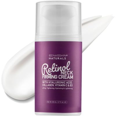 Neck Firming Cream, Neck Creams for Tightening and Firming, Anti-Aging Face Moisturizer for Women with Retinol, Collagen Hyaluronic Acid, Smoothing Look of Wrinkles Fine Lines