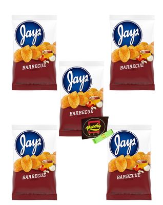 JAY&#39;S BARBEQUE Potato Chips A Chicago Original 5 Pack 1.25oz bags