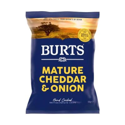 Burts Potato Chip Vintage Cheddar and Green Onion 5.3 OZ (Pack of 3)