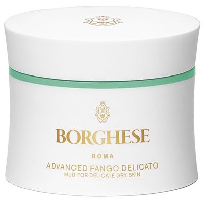 Borghese Advanced Fango Delicato Mud Musk - Hydrating Face Mask with Kaolin Clay, Aloe, Hydrolyzed Collagen Hyaluronic Acid for Normal Dry Skin