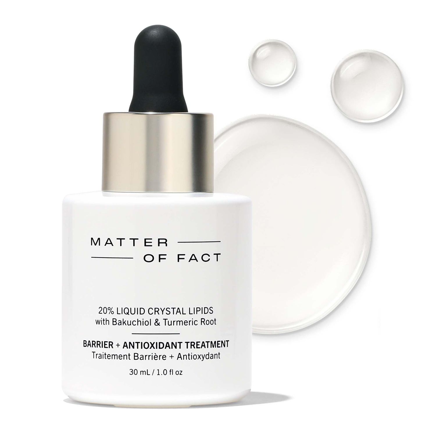 MATTER OF FACT Barrier Antioxidant Treatment, Lipids, Bakuchiol Squalane for Hydration and Skin Barrier Support, 30ml