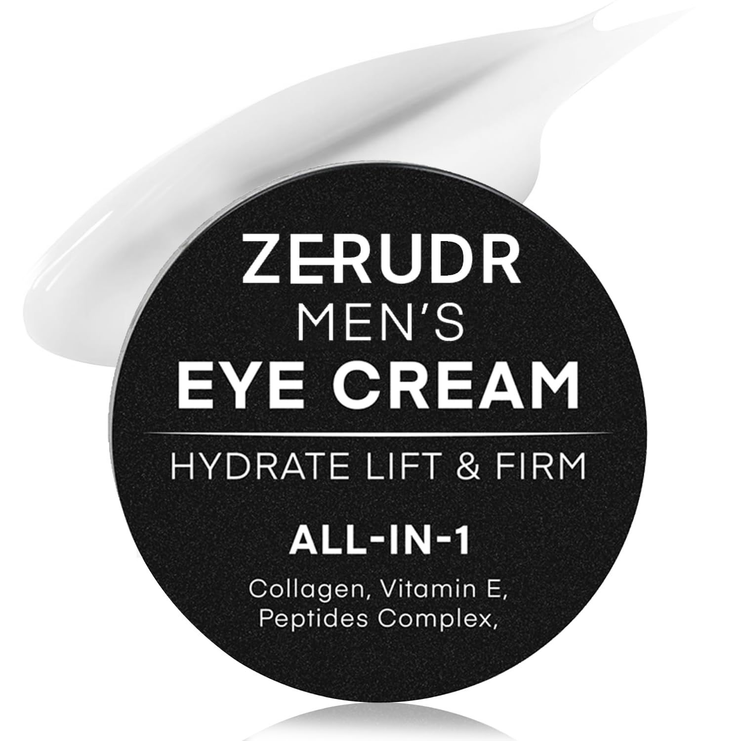 ZERUDR Men s under Eye cream: all-in-1 Eye Bags, Dark Circles, and Puffiness reduce- Men s eye care for hydrate, firm repair 1 oz