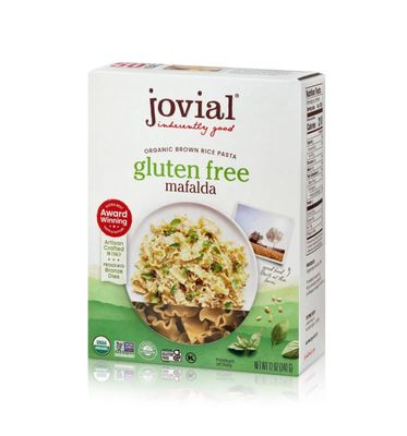Jovial 100 Organic Gluten Free Brown Rice Mafalda - Mafalda Pasta Noodles, Healthy Pasta, Whole Grain Pasta, Organic Pasta, Gluten Free, Dairy Free, Cooks Firm, Made in Italy - 12 Oz