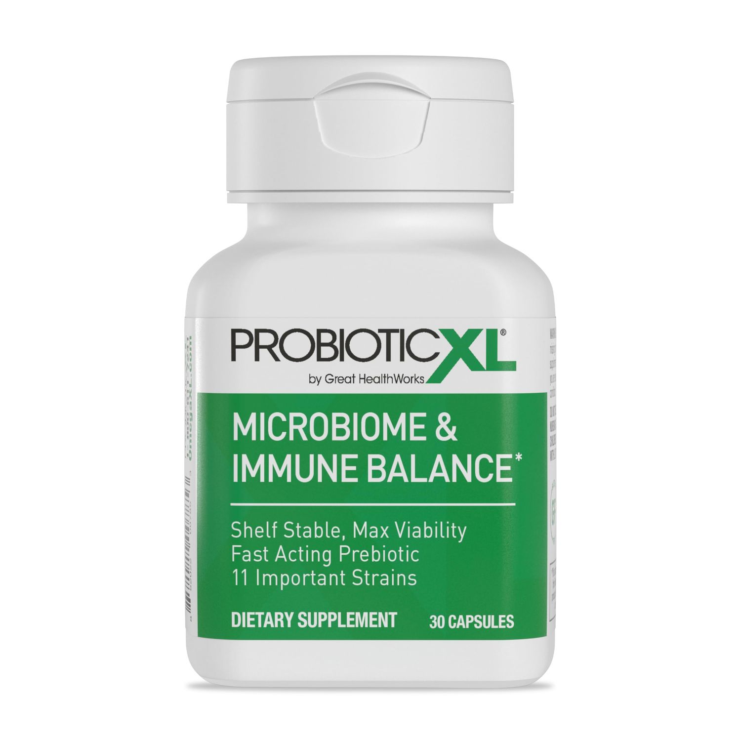 OmegaXL ProbioticXL - Probiotic Prebiotic, Shelf Stable - Blend 11 Strains - Promote Healthy Gut Flora Growth, 12.5 Billion CFU - Non-GMO, Gluten-Free - 30 Veggie Caps
