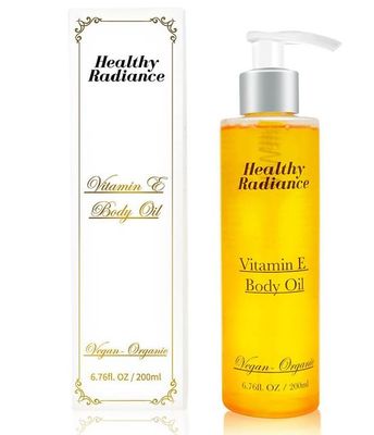 Body Oil for Women 100 Vegan-Organic Vitamin E Body Oil Undaria Algae Extract Passion Fruit After Shower Firming Oil Grapefruit Scent Cruelty Free Fast Absorbing Lightweight 6.7Fl Oz