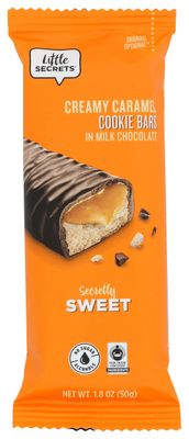 Little Secrets Milk Chocolate With Caramel Cookie Bars, No Sugar Alcohols, 1.8 Ounces (Pack Of 12)