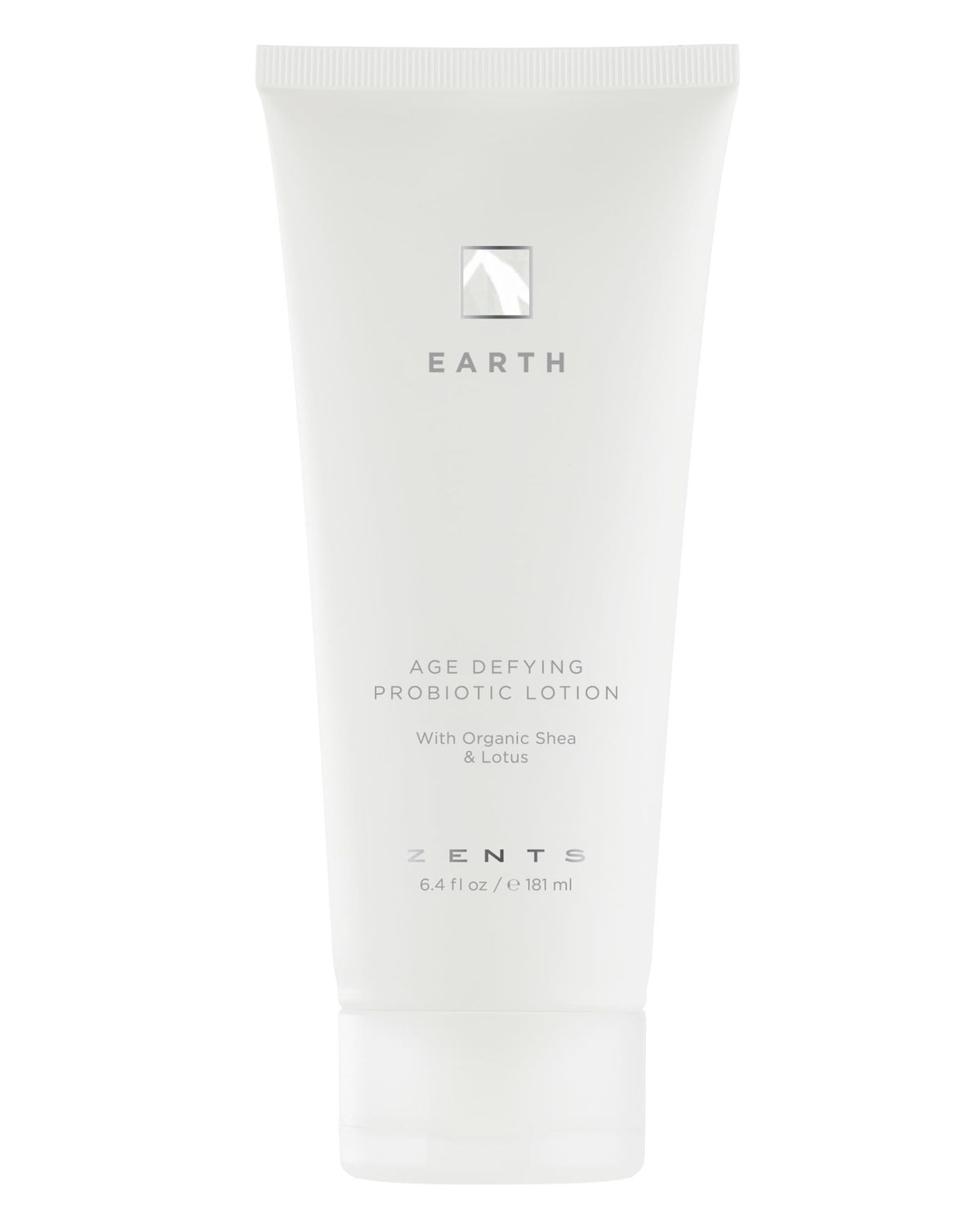 Zents Age-Defying Probiotic Body Hand Lotion (Earth) Moisturizing Lotion with Hyaluronic Acid Organic Shea Butter Nourishes Hydrates Skin 6.4 fl oz