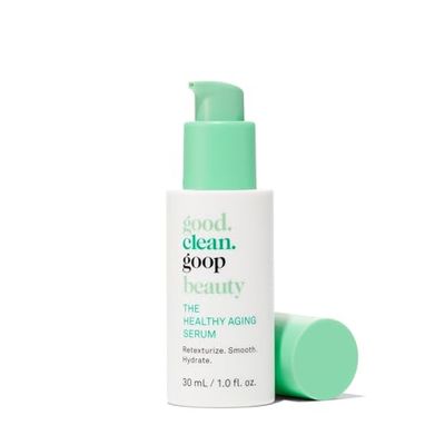 good.clean.goop beauty The Healthy Aging Serum Facial Serum with Tranexamic Acid, Shikimic Acid Goji Berry Oil Serum to Help Smooth Wrinkles and Fine Lines Anti-Aging Serum Vegan 1 Fl oz