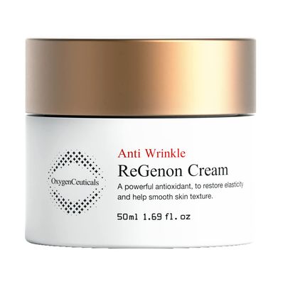 OxygenCeuticals ReGenon Cream - Super Antioxidant Anti-Aging Cream with 20,000 ppm Idebenone and Naturally-Derived Polymer (50ml)
