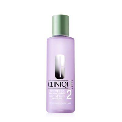 Clinique 3-Step Clarifying Lotion Face Exfoliator For Dry Combination Skin Types, Dry Combination Skin, 13.5 Fl Oz