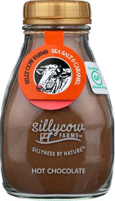 Sillycow Chocolate Sea Salt and Caramel Hot Cocoa, Gluten Free, Non GMO, 16.9 Ounce (Pack of 6)