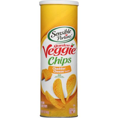 Sensible Portions Stacked Garden Veggie Chips, Cheddar Cheese, 5 oz