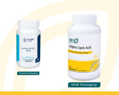 Klaire Labs Alpha-Lipoic Acid 500mg - ALA Supplement - Antioxidant, Cardiovascular, Liver Detox Support - Soy-Free, Yeast-Free, Hypoallergenic (90 Capsules)