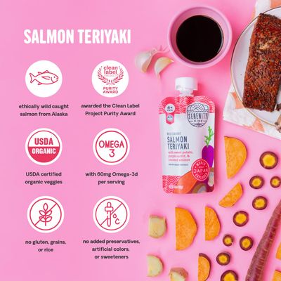 Serenity Kids 7 Months World Explorers Baby Food Pouches - Puree w Ethically Sourced Meats Organic Veggies - 3.5 Oz BPA-Free - Variety Pack (18 Pouches) - Baby Food Meat
