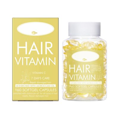 Luxsea Hair Oils, Hair Treatment Serum Oil Capsules, Vitamin E Capsules for Split Ends Hair Treatment, Hair Repair Essence for Dry Damaged Hair Care,Healthier Smooth Silky Thicker Hair