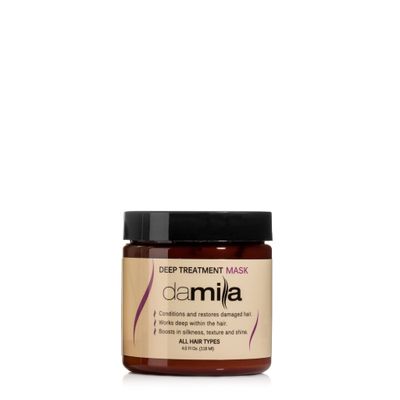 Damila Hair Mask - Deep Conditioning for Dry, Damaged Hair - Keratin Formula - Frizz Control Long-Lasting Hydration - 4 Fl. Oz