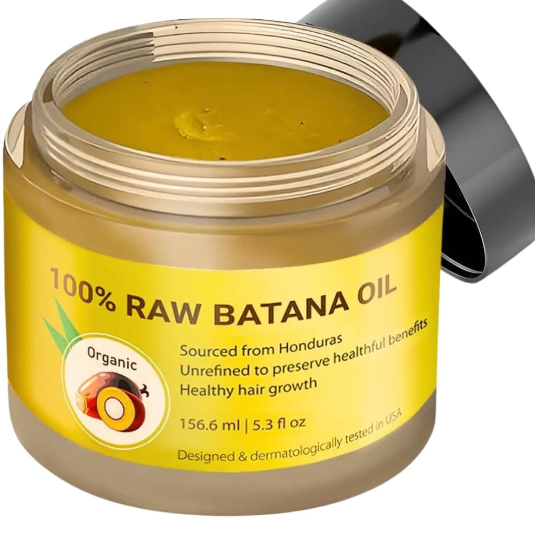 Pure Batana Oil from Honduras -100 All-Natural Hair Growth Remedy for Men Women, Unrefined Formula to Enhance Thickness Reduce Hair Loss