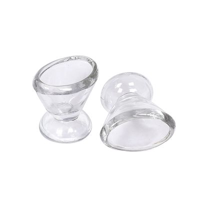 Glass Eye Wash Cup with Engineering Design to Fit Eyes for Effective Cleansing Superior, Smooth Edge,Snug Fit- with Storage Container Soothing Relief from Allergens, Irritants, Makeup, Dust, Dry Eyes