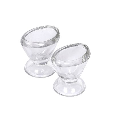 Glass Eye Wash Cup with Engineering Design to Fit Eyes for Effective Cleansing Superior, Smooth Edge,Snug Fit- with Storage Container Soothing Relief from Allergens, Irritants, Makeup, Dust, Dry Eyes