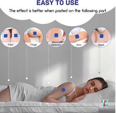DUKE PERRY Upgraded Deep Sleep Patches for Adults Extra Strength Quick Acting Sleep Aid Patches for Men and Women 100 Natural Ingredients, Easy to Apply, and Skin-Friendly (Pack of 42)