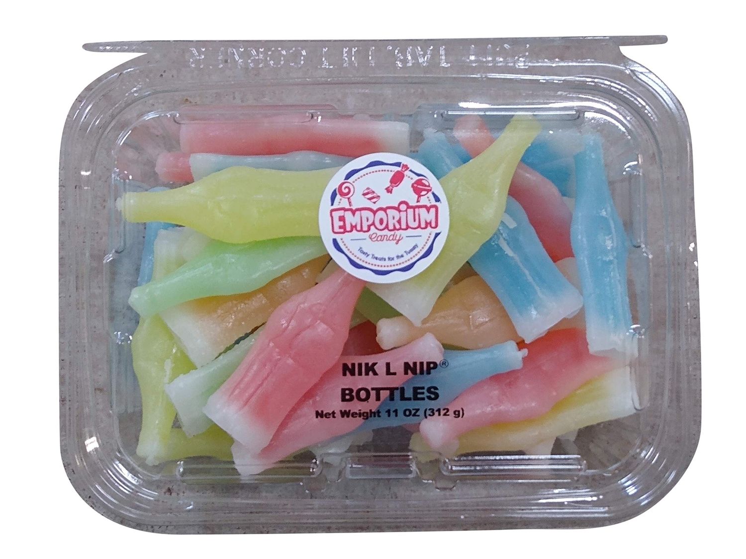 Nik L Nip Wax Bottles - 11 oz of Fresh Delicious Fruity Liquid Filled Fun Chewy Candy in Resealable Container