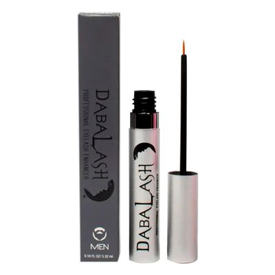 DABALASH Men Professional Facial Hair, Eyelash Brow Growth Serum with Castor Oil - Promotes the Appearance of Naturally Longer, Fuller, Thicker Stronger Hair - 0.18 oz