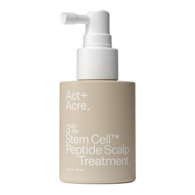 ActAcre 3 Stem Cell Peptide Treatment for Thinning Receding Hair Boosts Hair Density, Reduces Shedding Supports Scalp Health Caffeine Growth Peptides Lightweight, Sulfate-Free 3 Fl Oz