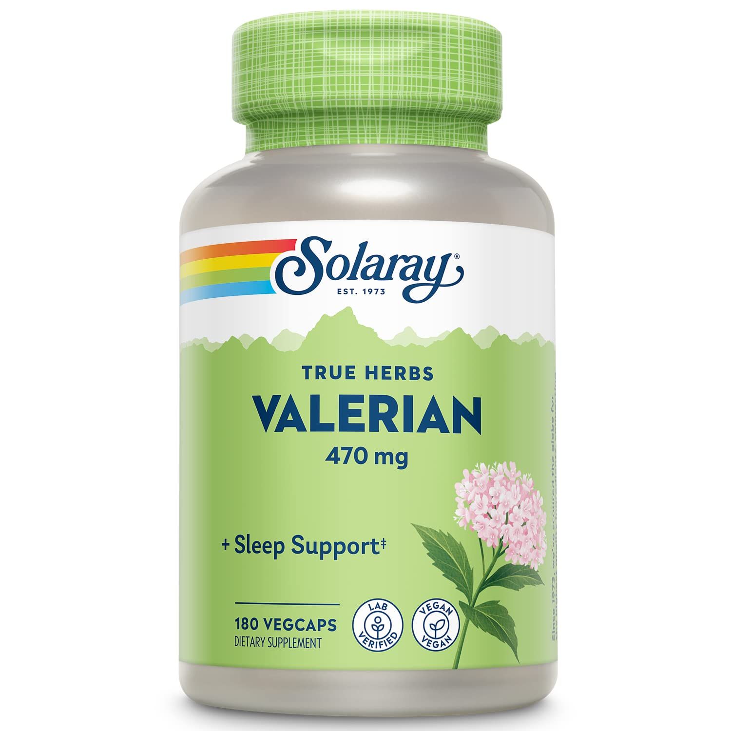 SOLARAY Valerian 470mg Relaxation Support (180 CT)