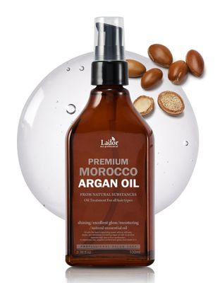 LA&#39;DOR Nourishing Morocco Argan Hair Oil for Dry Damaged Hair - Hydrating Anti-frizz Leave-in Serum with Jojoba Oil for Thinning Hair to Silky Smooth Hair Korean Haircare LADOR
