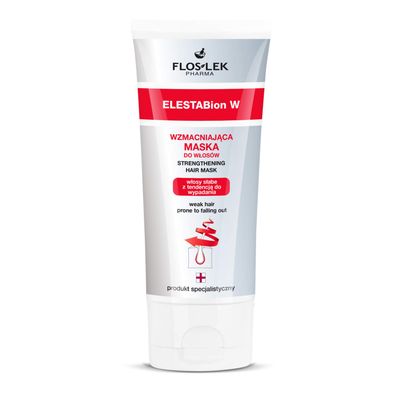 Floslek ELESTABion W Strengthening Hair Mask - 200 ml - Strengthens, Regenerates Smoothes - Suitable for Every Type of Scalp Dermatologically Tested