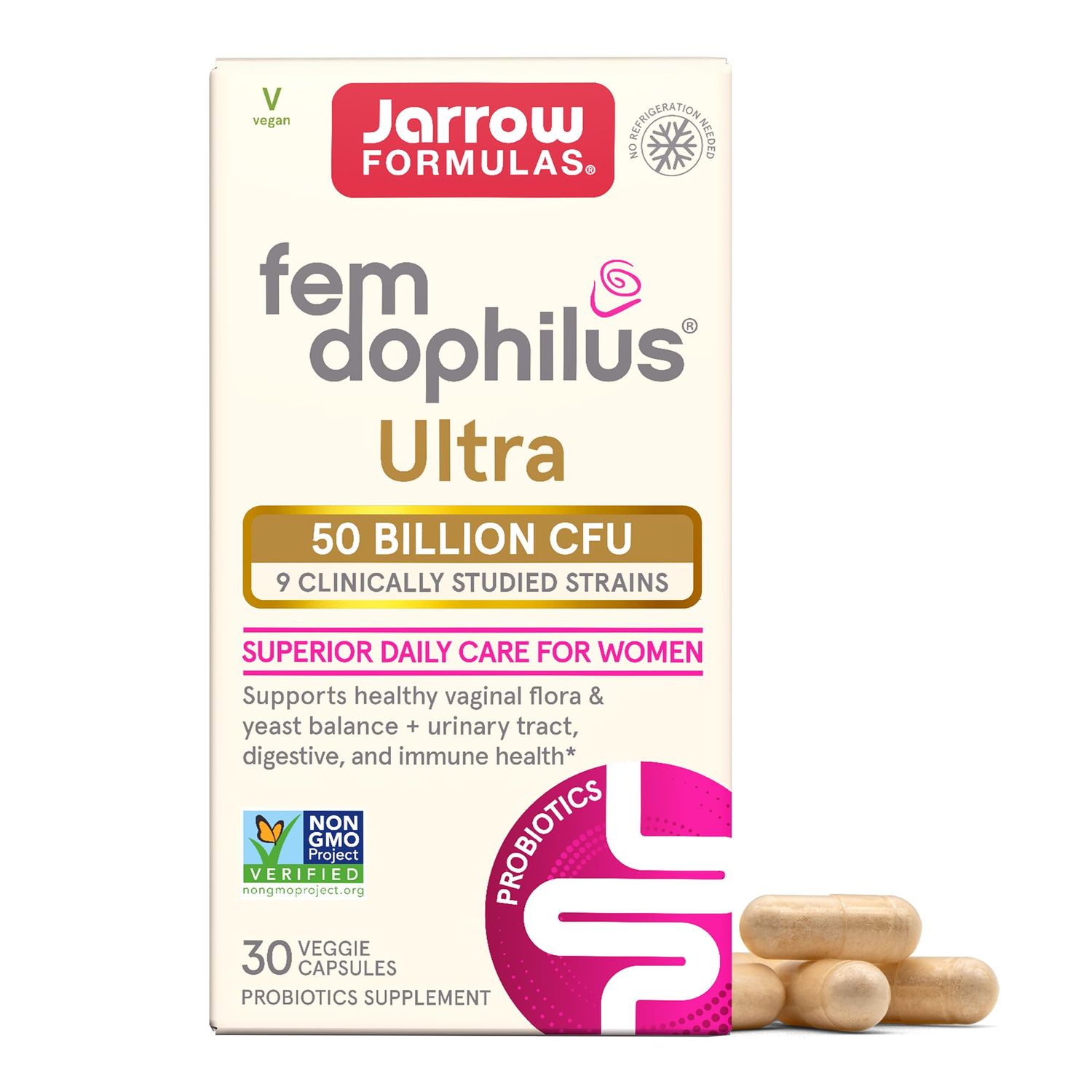 Jarrow Formulas Fem-Dophilus Ultra 30ct Shelf Stable