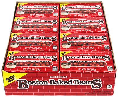 Boston Baked Beans Candy 0.8 oz Box (24 Boxes)