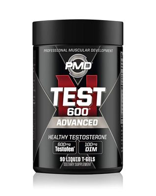 PMD Sports N-Test 600 Advanced Nitric Oxide Booster for Men - with Clinically Studied Testofen - Lean Muscle and Strength Gains with Estrogen Suppression (90 Veggie -Caps)