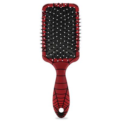 Detangler Hair Brush Red Spider Web Hairbrush for Kids Boys Girls, Glide Through Tangles with Ease and Massage Scalp, Smooth for All Hair Types (Wet Dry Thin Long Curly Hair)