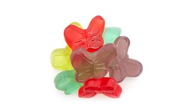 Yupik Mini Gummy Butterflies, 2.2 lb (35.2 oz), Assorted Fruit Flavors, Soft Chewy, Colorful Gummies, Fun Treat, Sweet Candy, Delicious Snack, Ideal for Gifting, Holidays Baking