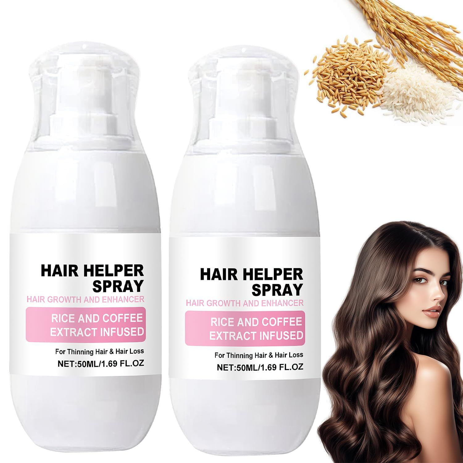 Hair Helper Growth Spray,Hair Regrowth Spray with Biotin,for Hair Regrowth Unisex