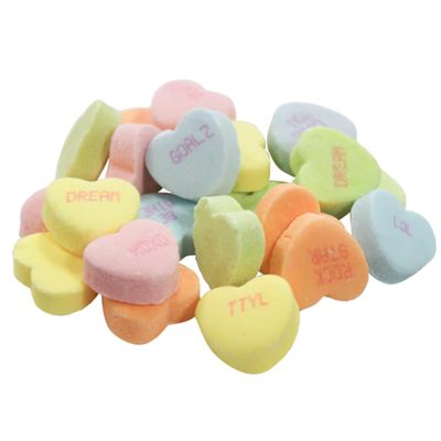 Scripture Candy, Sour Conversation Hearts, 1 Pound Bag, 300 Pieces