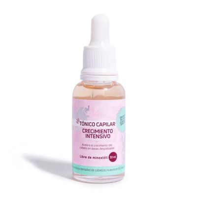 Tnico Capilar Crecimiento Intensivo - Natural Hair Growth Oil - Clinically Proven Intensive Scalp Tonic for Accelerated Hair Growth, Strengthens Follicles, Reduces Hair Loss
