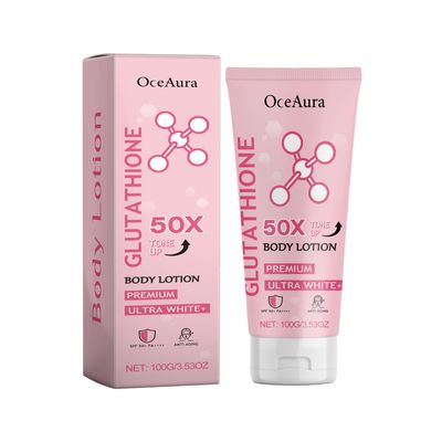 Aeaarvged Glutathione 50x Tone Up Body Lotion 2PCS, Moisturizing and Soft Skin All Over Body Scented Body Lotion, Glutathione Cream for Women And Men