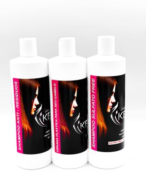 Cirugia Capilar Kera fruit 16 OZ Tratamiento Capilar de 3 pasos (incluye Shampo Sulfate Free)