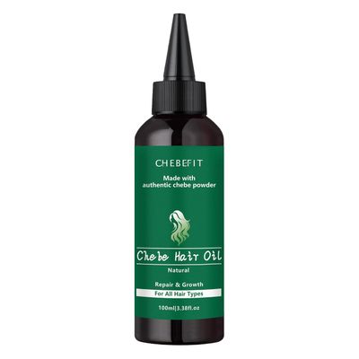 Chebefit Hair Growth Oil with Authentic Chebe Powder from Chad - Organic African Scalp Oil for All Hair Types, 3.38 Oz