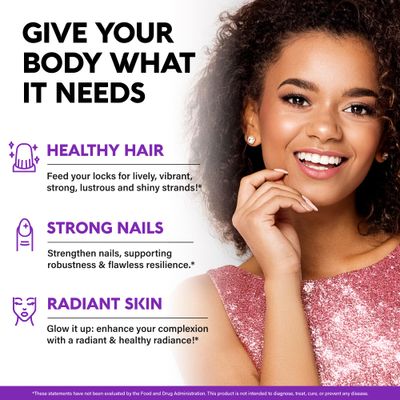 Biotin Gummies with Collagen - Hair Growth Support Skin, Nail Strength - for Women Men - Biotin 10000mcg Keratin Hyaluronic Acid B-Complex Saw Palmetto - Sugar-Free, Mixed Berry - 60 Gummy