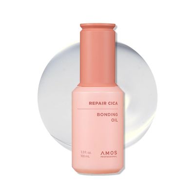 AMOS PROFESSIONAL Repair Cica Bonding Hair Oil l With Cica Protein for Split Ends Breakage, Deep Nourishing Shine Boost l Bonding Technology, 3.3 fl.oz