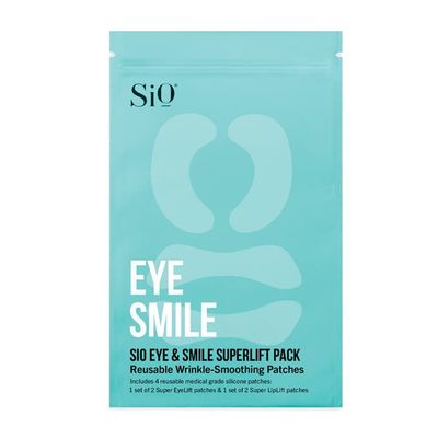 SiO Beauty Eye and Smile SuperLift - Eye Lip Anti-Wrinkle Silicone Patches - Reduce Smile and Under Eye Wrinkles Overnight